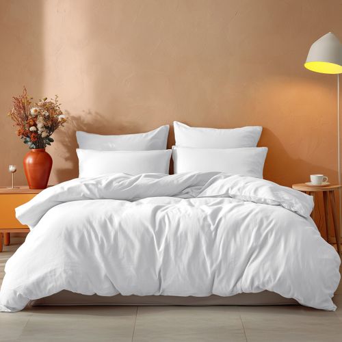 Drap Housse En Coton Bonnet 30 Cm 180x200 Cm Studio