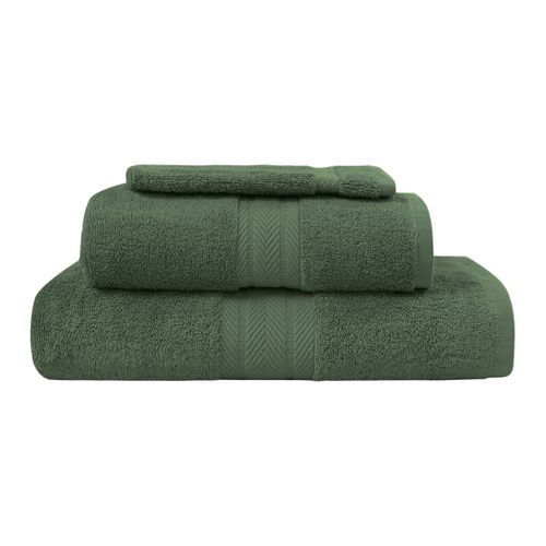 Ensemble De Bain 3 Pièces (1 Drap De Bain + 1 Serviette De Toilette + 1 Gant)   Luxury