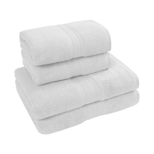 Ensemble De Bain 4 Pièces (2 Draps De Bain + 2 Serviettes De Toilette)   Luxury