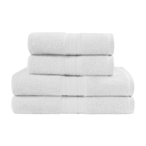 Ensemble De Bain 4 Pièces (2 Draps De Bain + 2 Serviettes De Toilette)   Luxury