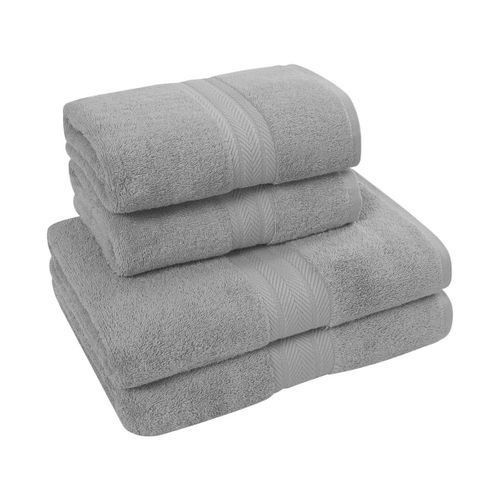 Ensemble De Bain 4 Pièces (2 Draps De Bain + 2 Serviettes De Toilette)   Luxury