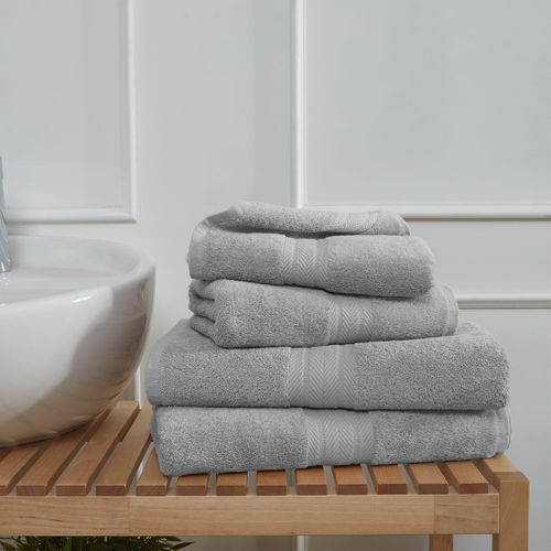 Ensemble De Bain 4 Pièces (2 Draps De Bain + 2 Serviettes De Toilette)   Luxury