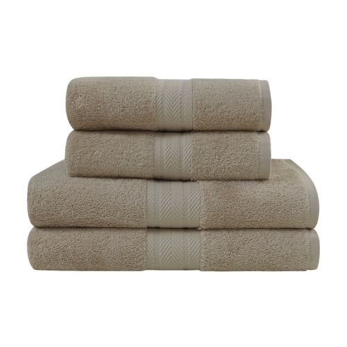 Ensemble De Bain 4 Pièces (2 Draps De Bain + 2 Serviettes De Toilette)   Luxury
