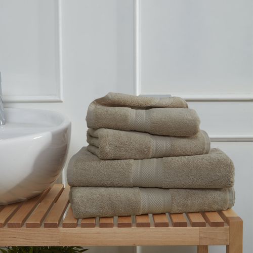 Ensemble De Bain 4 Pièces (2 Draps De Bain + 2 Serviettes De Toilette)   Luxury