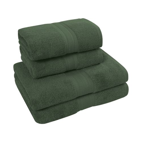 Ensemble De Bain 4 Pièces (2 Draps De Bain + 2 Serviettes De Toilette) Luxury