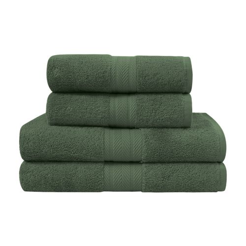 Ensemble De Bain 4 Pièces (2 Draps De Bain + 2 Serviettes De Toilette) Luxury