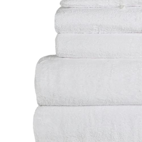Ensemble De Bain 6 Pièces 500 G/m²  (2 Draps De Douche +2 Serviettes De Toilette + 2 Gants)  Studio