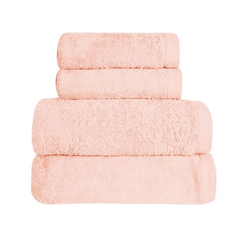 Ensemble De Bain 4 Pièces 500 G/m²  (2 Draps De Bain + 2 Serviettes De Toilette)  Studio