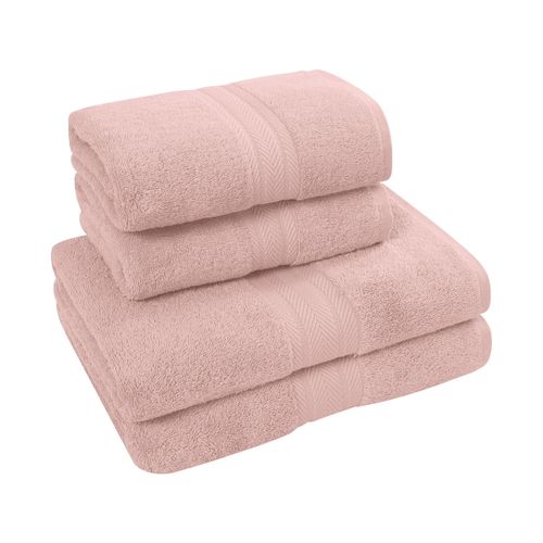 Ensemble De Bain 4 Pièces (2 Draps De Bain + 2 Serviettes De Toilette)   Luxury