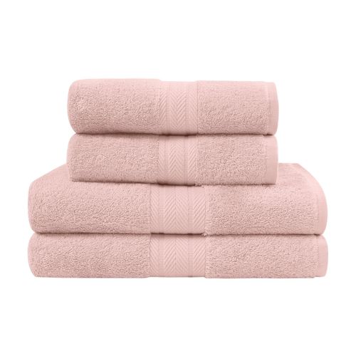 Ensemble De Bain 4 Pièces (2 Draps De Bain + 2 Serviettes De Toilette)   Luxury