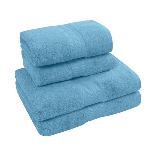 Ensemble De Bain 4 Pièces (2 Draps De Bain + 2 Serviettes De Toilette) Luxury