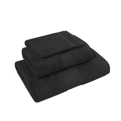 Ensemble De Bain 3 Pièces (1 Drap De Bain + 1 Serviette De Toilette + 1 Gant)   Luxury