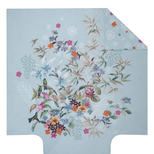 Parure De Lit Avec 2 Taies 65x65 Cm En Percale  240x220 Cm Birdie