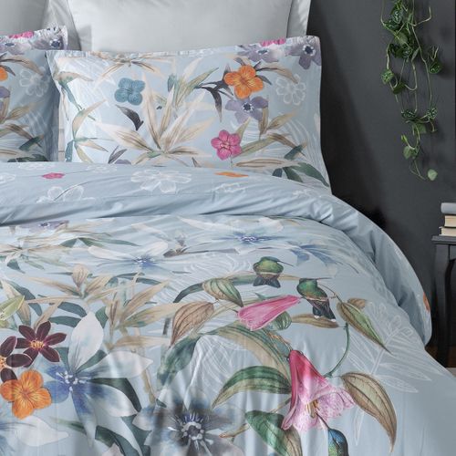 Parure De Lit Avec 2 Taies 65x65 Cm En Percale  260x240 Cm Birdie