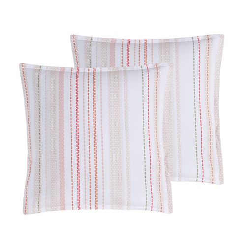 Parure De Lit Avec 2 Taies 65x65 Cm En Percale 200x200 Cm Goti