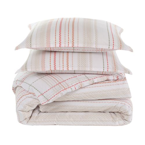 Parure De Lit Avec 2 Taies 65x65 Cm En Percale 200x200 Cm Goti