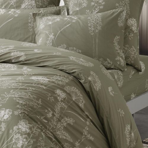 Parure Housse De Couette Percale De Coton Avec 2 Taies 50x70 Cm 240x220 Cm Mery