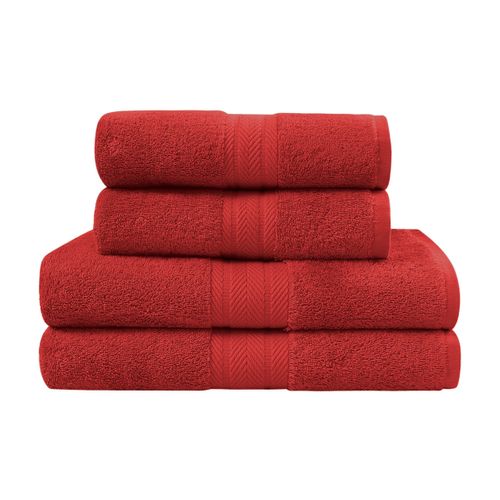 Ensemble De Bain 4 Pièces (2 Draps De Bain + 2 Serviettes De Toilette)   Luxury
