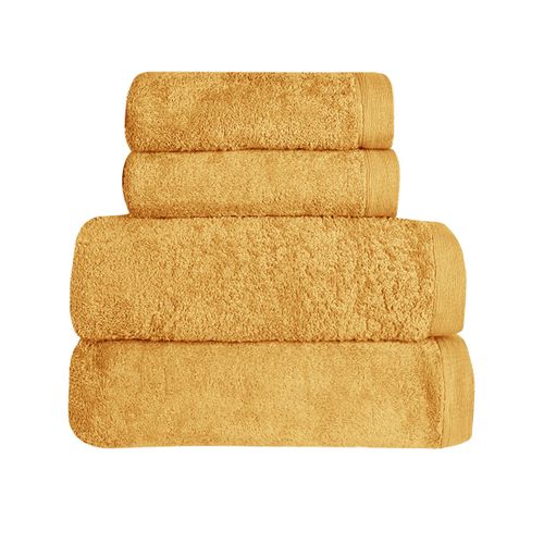 Ensemble De Bain 4 Pièces 500 G/m² (2 Draps De Bain + 2 Serviettes De Toilette) Studio