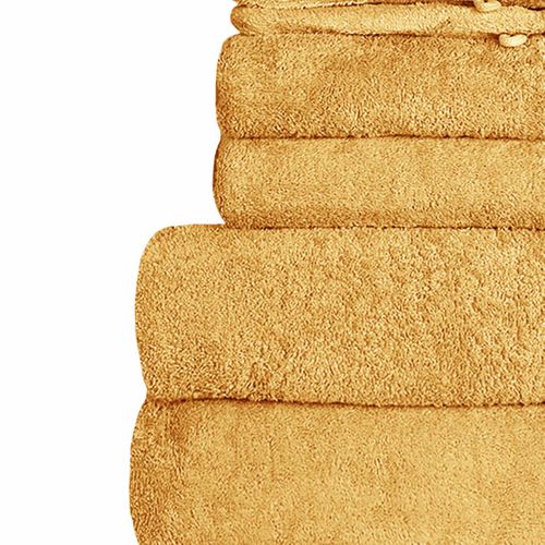 Ensemble De Bain 6 Pièces 500 G/m² (2 Draps De Douche +2 Serviettes De Toilette + 2 Gants) Studio