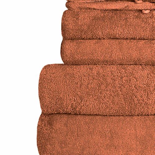 Ensemble De Bain 6 Pièces 500 G/m²  (2 Draps De Douche +2 Serviettes De Toilette + 2 Gants)  Studio