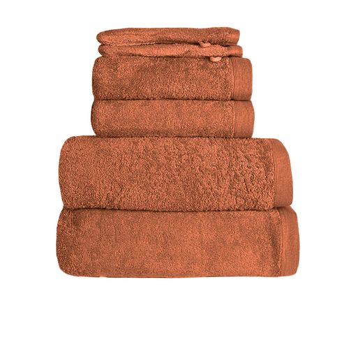 Ensemble De Bain 6 Pièces 500 G/m²  (2 Draps De Douche +2 Serviettes De Toilette + 2 Gants)  Studio