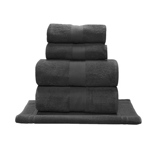 Ensemble De Bain Avec Tapis 5 Pièces Luxury