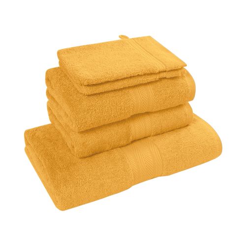 Ensemble De Bain 5 Pièces (1 Drap De Bain + 2 Serviettes De Toilette + 2 Gants)   Luxury