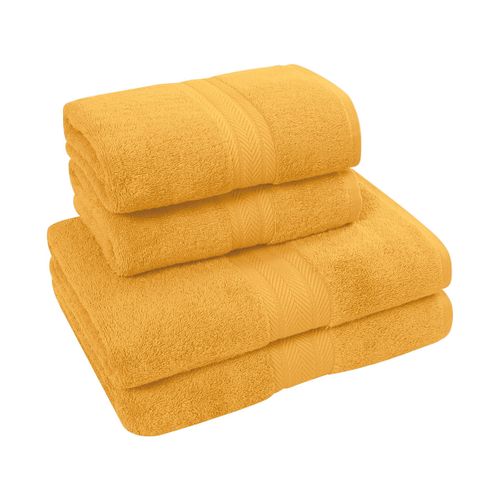 Ensemble De Bain 4 Pièces (2 Draps De Bain + 2 Serviettes De Toilette)   Luxury