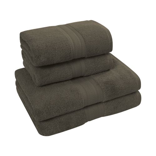 Ensemble De Bain 4 Pièces (2 Draps De Bain + 2 Serviettes De Toilette)   Luxury