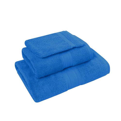 Ensemble De Bain 3 Pièces (1 Drap De Bain + 1 Serviette De Toilette + 1 Gant) Luxury