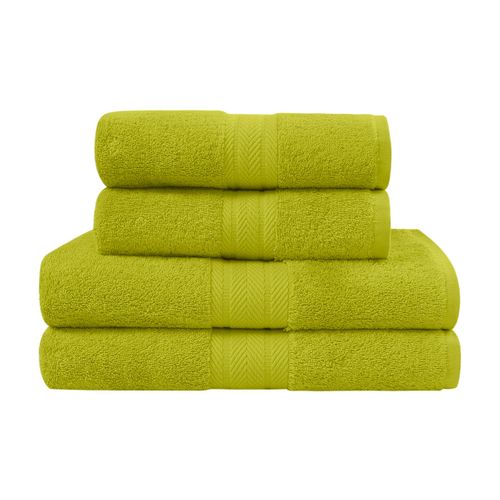 Ensemble De Bain 4 Pièces (2 Draps De Bain + 2 Serviettes De Toilette)   Luxury