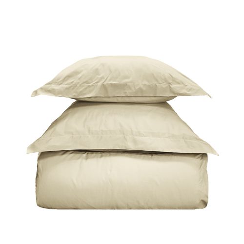 Parure Housse De Couette 260x240 Cm Avec 2 Taies Rectangle 65x65 Cm En Coton Studio