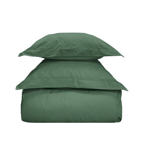 Parure Housse De Couette 260x240 Cm Avec 2 Taies Rectangle 65x65 Cm En Coton Studio