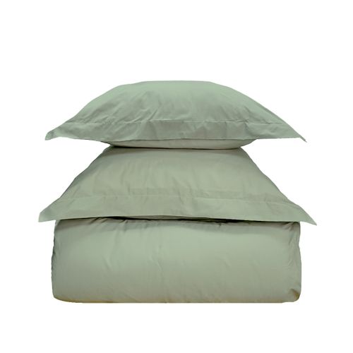 Parure Housse De Couette 260x240 Cm Avec 2 Taies Rectangle 65x65 Cm En Coton Studio