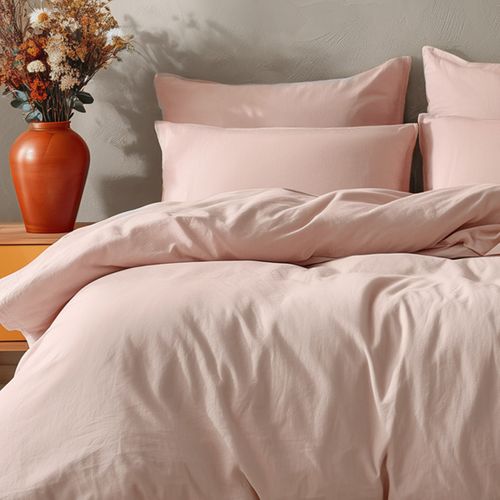 Parure Housse De Couette 140x200 Cm Avec 2 Taies Rectangle 50x70 Cm En Coton Studio