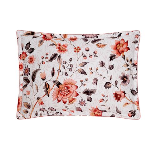 Parure Housse De Couette Satin + 2 Taies 50x70 Cm  260x240 Cm Incandescence