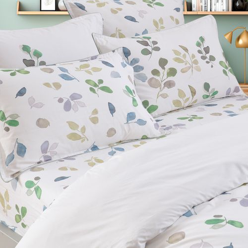 Parure De Lit Avec 2 Taies 65x65 Cm En Percale 200x200 Cm Barbara