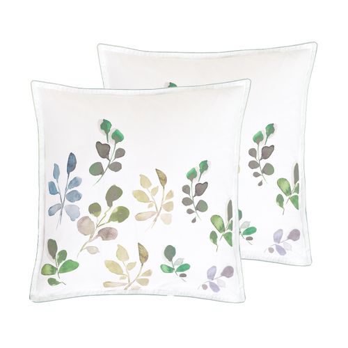 Parure De Lit Avec 2 Taies 65x65 Cm En Percale 260x240 Cm Barbara