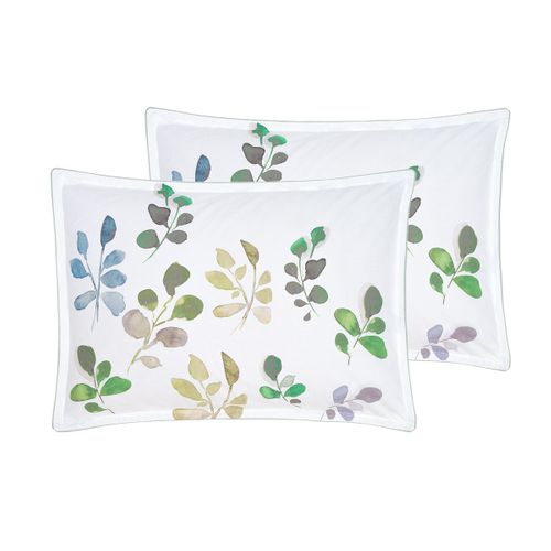 Parure Housse De Couette Percale De Coton Avec 2 Taies 50x70 Cm 260x240 Cm Barbara