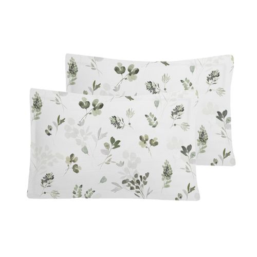 Parure Housse De Couette Gaze De Coton + 2 Taies 50x70 Cm 200x200 Cm Lola Loft
