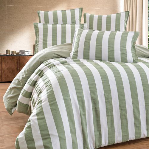 Parure Housse De Couette Gaze De Coton + 2 Taies 50x70 Cm 240x220 Cm Arthur Loft