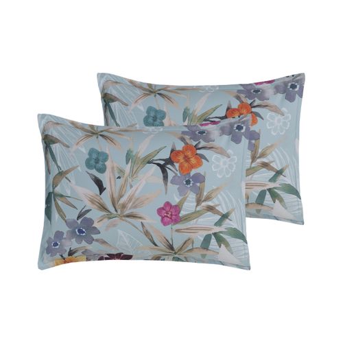Parure Housse De Couette Percale De Coton Avec 2 Taies 50x70 Cm  140x200 Cm Birdie