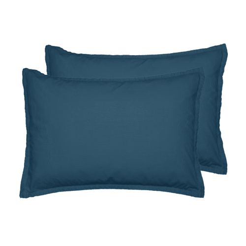 Parure Housse De Couette 200x200 Cm Avec 2 Taies Rectangle 50x70 Cm En Coton Studio