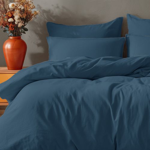 Parure Housse De Couette 240x220 Cm Avec 2 Taies Rectangle 50x70 Cm En Coton Studio