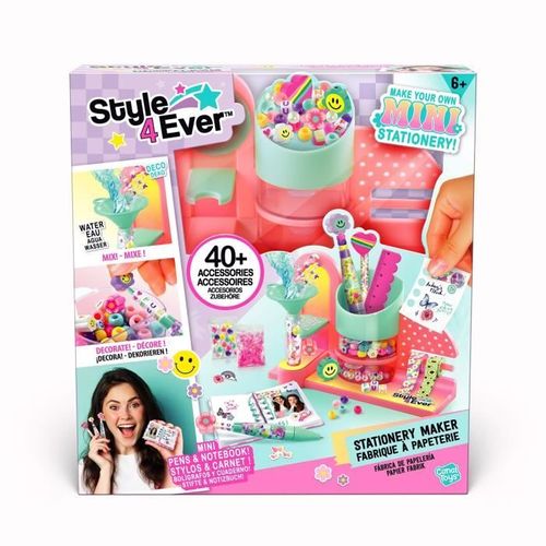 Style 4 Ever - Mini Fabrique à Papeterie: Mini Stylos, Crayons Et Cahiers - Ofg 323