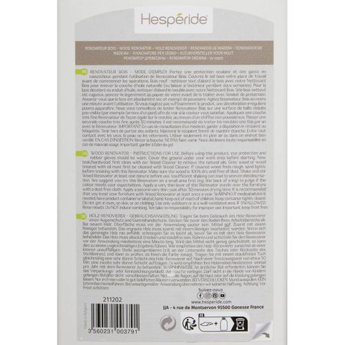 Rénovateur De Couleur Bois Exotique Finition Lin Doré 1l