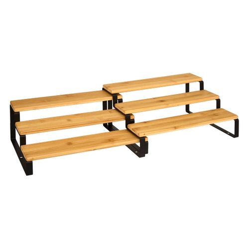 Etagère à Épices Ordera Extensible L32cm En Bois Noir