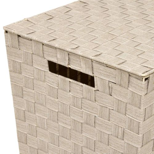 Panier à Linge Lise 50l Beige