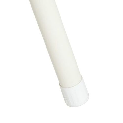 Tabouret D'appoint En Métal Et Tissu Chiné Flexy - Beige